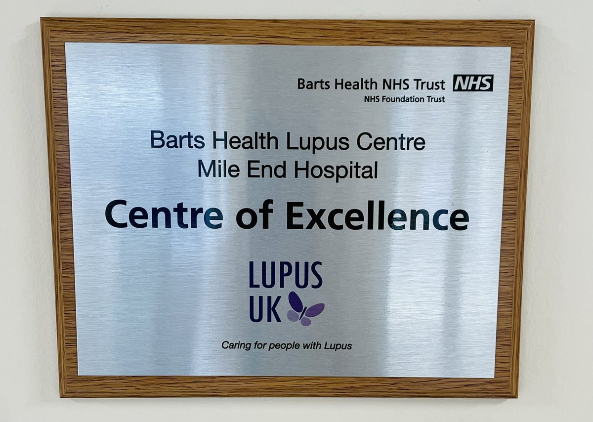 Thank you <a href="/LUPUSUK/">Lupus UK</a> for this beautiful plaque 😍