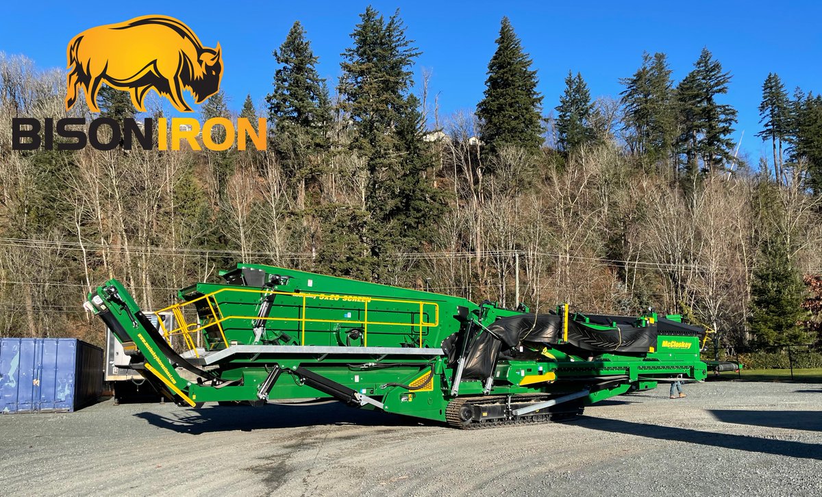 BisonIron's tweet photo. SOLD!
This S190 Track Mounted 20’x5’ 3 Deck Screening plant is headed to it's new home!
This high production portable finishing screen is powered with a CAT Engine.

📞:1-604-813-2424
✉️:info@bisoniron.com
🖱https://t.co/BDJKDI6Nzy https://t.co/0daBeKcJN7
