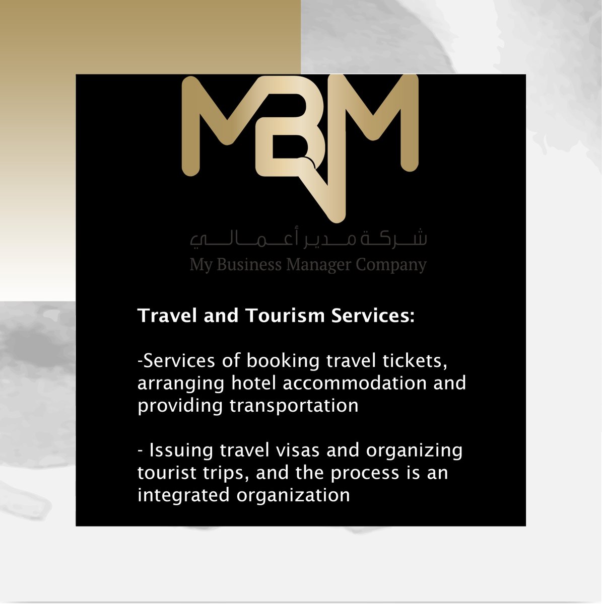 MBMcompany's tweet photo. My Business Manager - One stop Shop
.
. 
شركة مدير أعمالي - لا تشغل نفسك 
.
.
#business #mybusiness #mybusinessmanager #onestopshop #work #service #ourstory #services #لا_تشغل_نفسك #ادارة #ادارة_أعمال #اعمال #خدمات #قصتنا https://t.co/lROsfrOqtq