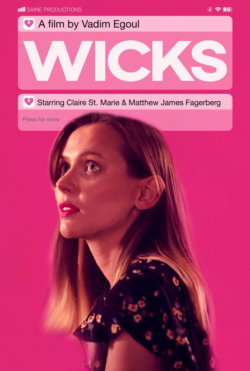 SaineProds's tweet photo. Excited to present the poster for our short film, Wicks! https://t.co/Q6P6Pm48jO