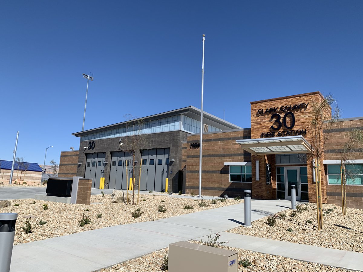 Jewers_Doors's tweet photo. Well done to Jewers Doors (North American Division) on completion of another successful project at 'Clarke County Fire Station' in Las Vegas🚒👩🚒🔥
We supplied 6 sets of our Swift electric #fourfold doors for the new facility at Station 30.
#jewersdoors #firestation #construction https://t.co/lqOwzlLB0L