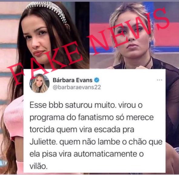 Pessoal, est&aacute; circulando em algumas redes sociais est&aacute; foto que &eacute; completamente MONTAGEM. Quando temos<a href="/tag/ficajuliette"class="tags"><span>#ficajuliette</span></a>
