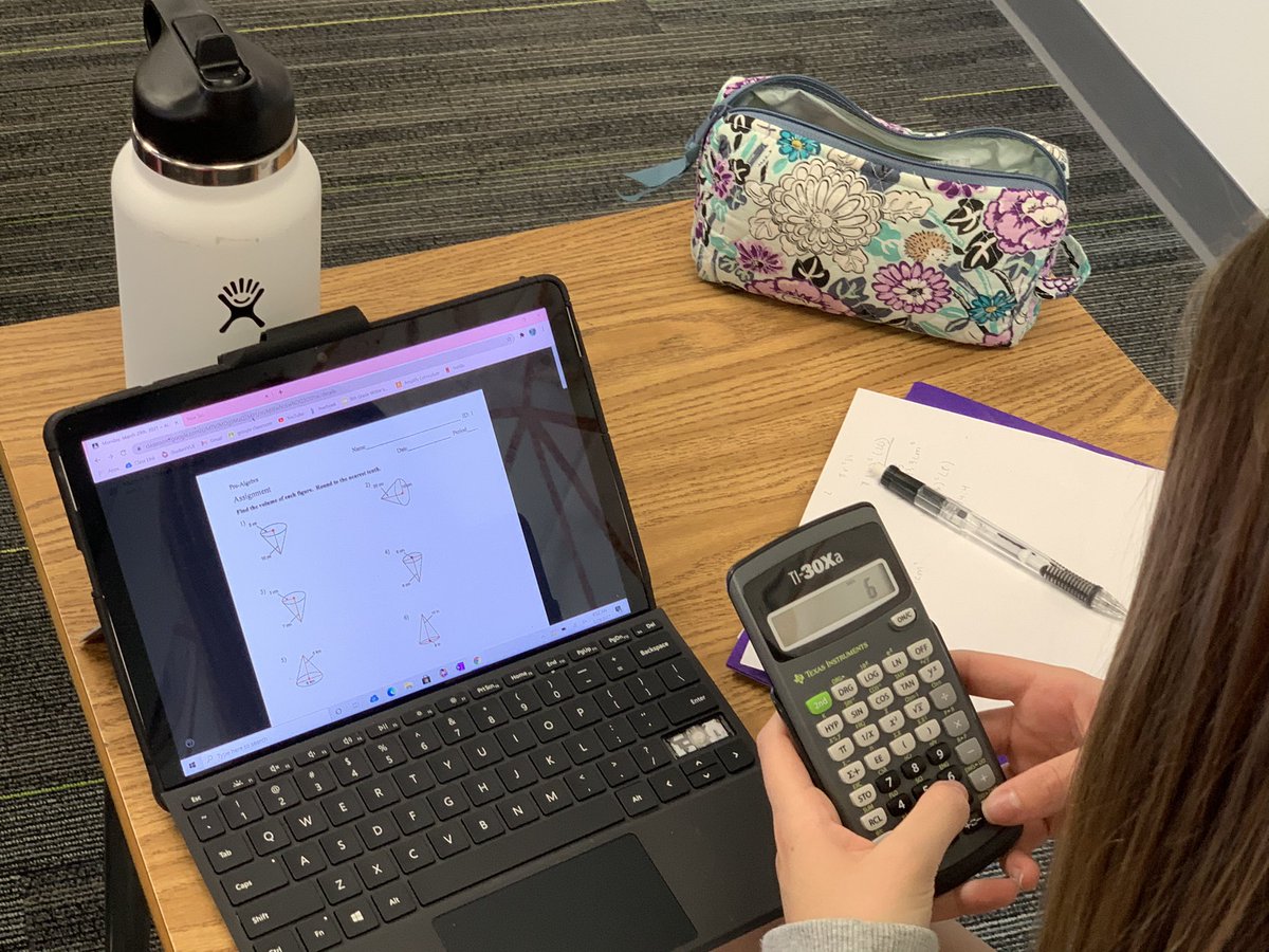RebeccaLReyes's tweet photo. Math is fun, learning is fun! Which group will win the game of Connect4 by solving the volume of a cone in @KenzieCarroll3 class? #studentengagement #gamesintheclassroom #Big3 #BeCST https://t.co/KCr7bQRSIq