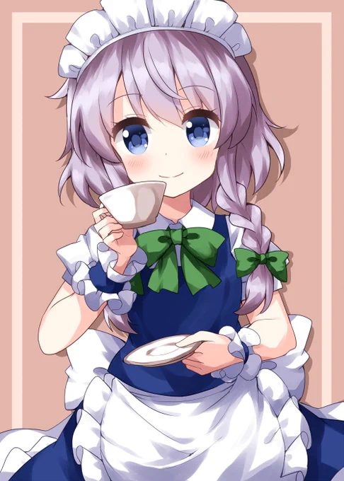 #深夜の真剣お絵描き60分一本勝負 十六夜咲夜 