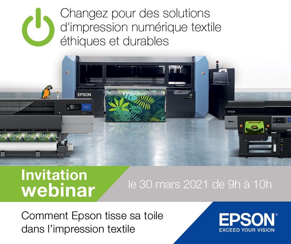 Salon_CPrint's tweet photo. 🚨 Participez demain, ⏰ mardi 30 mars, 9h-10h, au #webinar "Comment @EPSON_fr tisse sa toile dans l'impression textile" 👕💫 en direct de leur showroom ! 🤩
👉Inscription : https://t.co/C8ksqit18l
#imprimantes #SureColor #MonnaLisa #Epson #impressiontextile #Cprint #tissu https://t.co/zpur8xWy1J