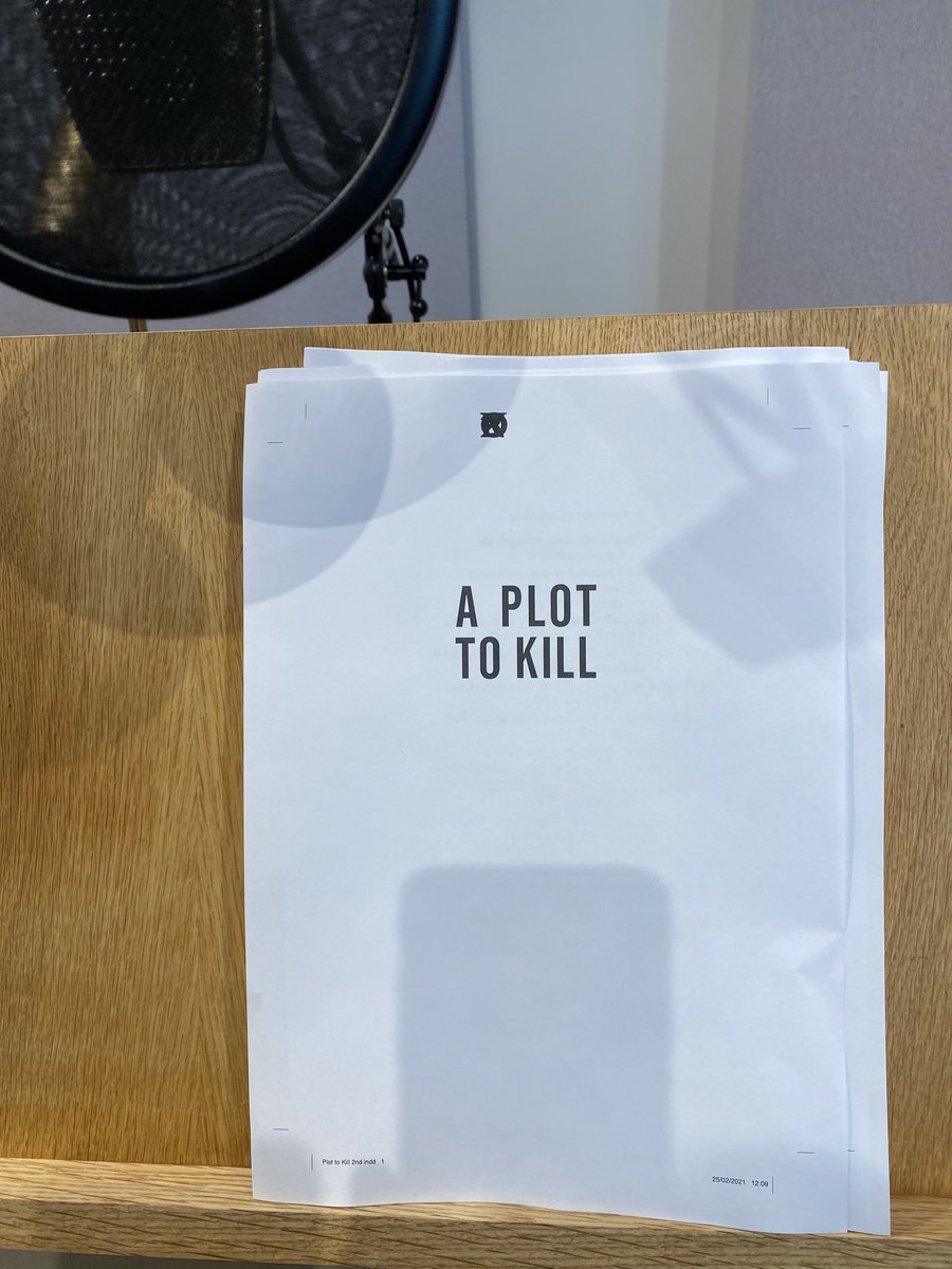 ProfDavidWilson's tweet photo. My next few days taken up with reading #APlottoKill - published on 16th June. https://t.co/EB6vPoSoSH