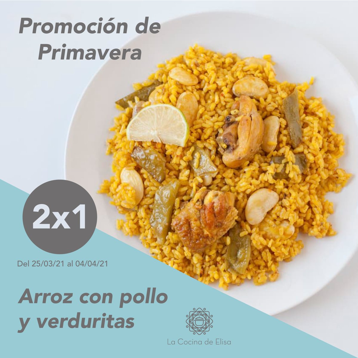 ¡Oferta de primavera, porque la sangre altera! Sí que se te va a alterar cuando pruebes nuestro arroces! ❤️
Seguimos de oferta de 2x1 en todos nuestros arroces. 
¡Hoy os enseñamos nuestro riquísimo arroz con pollo y verduritas!

Contáctanos en:
 ☎️952 03 99 50
📲 622 51 51 13