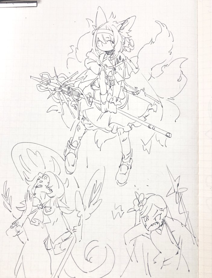 らくがき〜擬人化も注意だ〜 