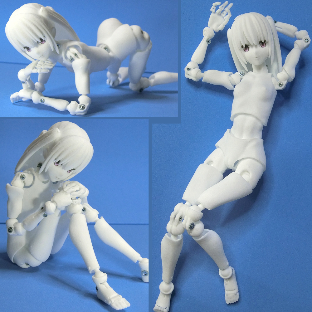 漫画家の作った1 6デッサンドール２が良く動くかわいい Togetter
