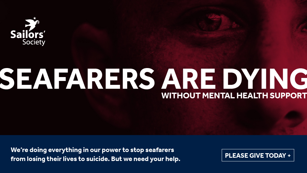 SailorsSociety's tweet photo. Just seven weeks ago, a young seafarer lost his life to suicide.

We're doing all we can to stop this happening to others by offering seafarers mental health training and support. 

But we need your help. Your gift could give a seafarer hope: https://t.co/QckYEZXJlF
#wellnesatsea https://t.co/2qhO2JCnlU