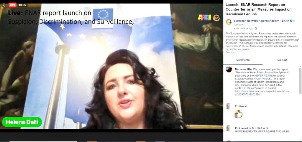 I addressed <a href="/ENAREurope/">ENAR Europe</a>’s and <a href="/ARDIEuroParl/">ARDI</a>’s seminar on the impact of counter-terrorism law and policy on groups at risk of racial discrimination &amp; racism, with one key message:

Counter-terrorism cannot be allowed to lead to structural or other forms of racism. 

#EUAntiRacism