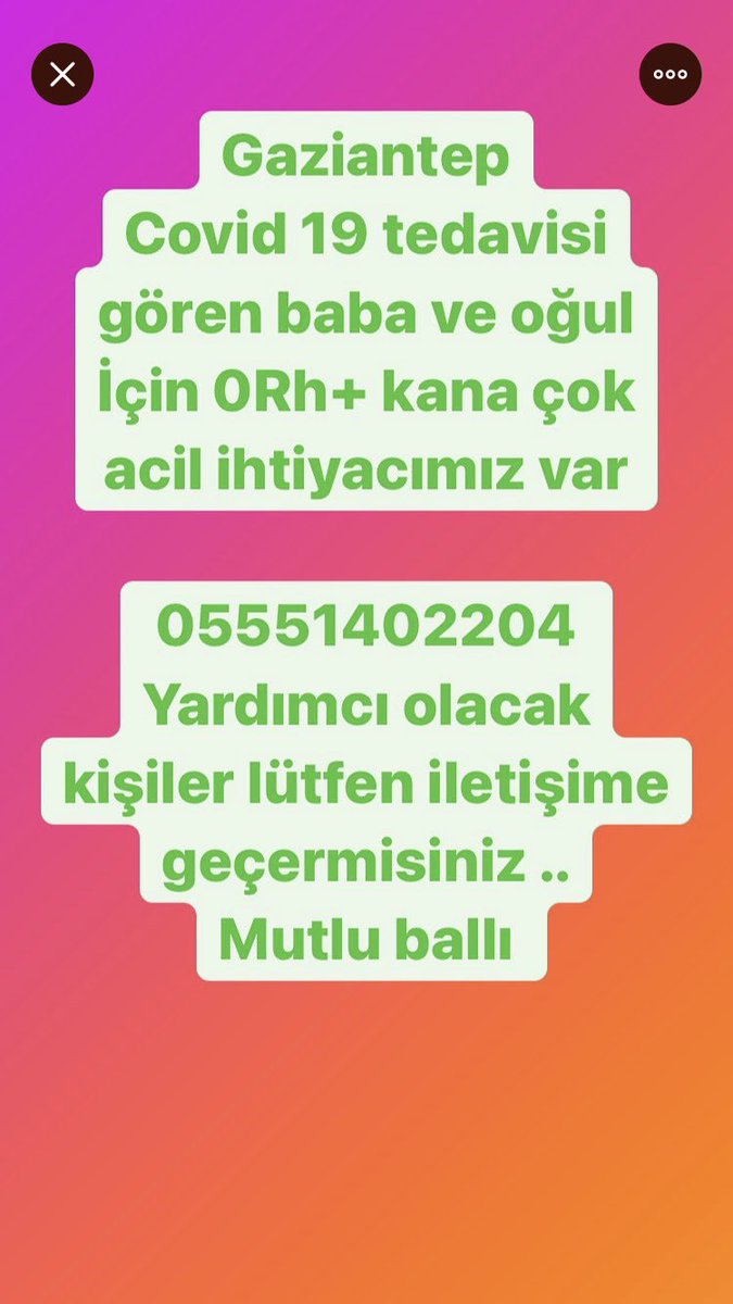 GundemiAntep27's tweet photo. Plazma ihtiyacı var. https://t.co/7PkSD72sIe
