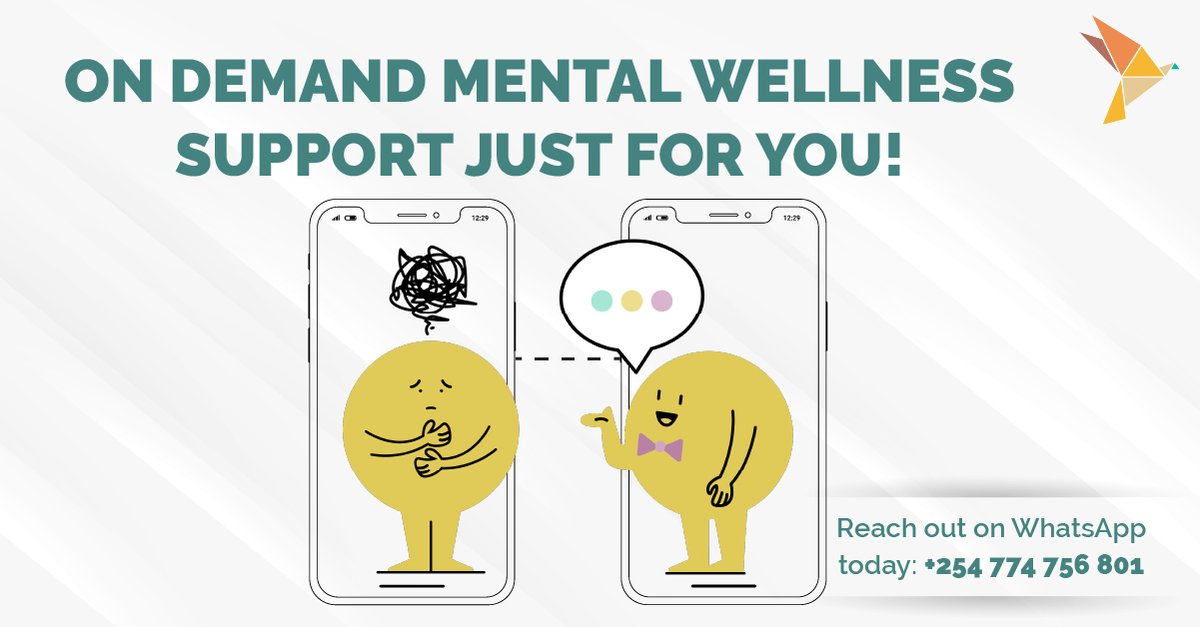 inuka_io's tweet photo. over the past year, over 60% of workers sought help for mental health issues virtually. Don't let the absence of physical meet ups with a mental health professional hold your team's wellness & productivity hostage. Reach out: https://t.co/upUKLeClfr #connectforreal #itsoktotalk https://t.co/4PSsn9swNb