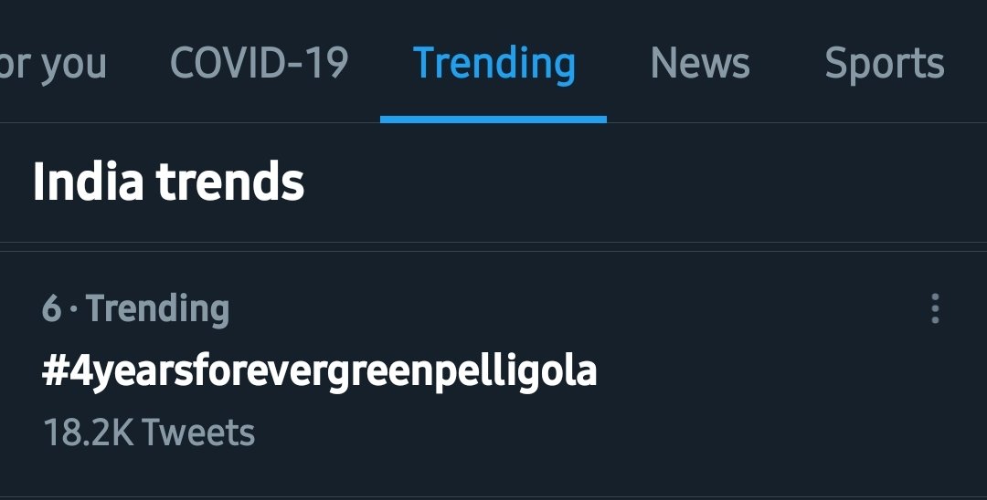 sri2tweet1's tweet photo. Two tags trending in India.

Congratulations @Abijeet for both of them.

#100DaysForAbijeetHistoricWin #4YearsForEverGreenPelliGola https://t.co/zWTZ2RN2Cv