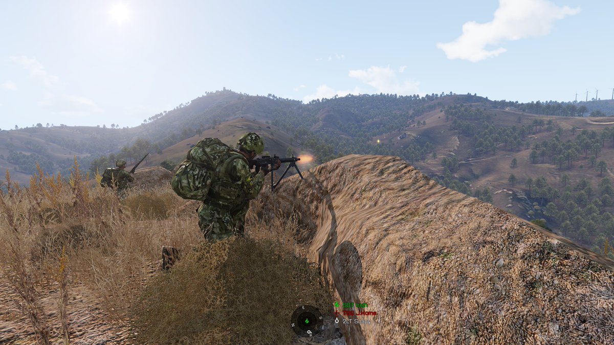 48thInfantry's tweet photo. On Saturday, the @48thInfantry division of the Altis Armed Forces, moved to the North West of the country to seize and secure enemy strongholds. Titan were able to perform their objective at great speed with the use of their armoured Land Rovers. Great work lads! #Arma3 https://t.co/TkCS3fu7vm