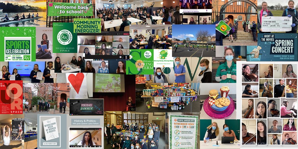 WimbledonHigh's tweet photo. 🤩Looking back on some of the wonderful things we've been getting up to...

💚We hope you're all having a wonderful #EasterBreak! 

#ImagineWHS #WhereGirlsLearnWithoutLimits #ThrowbackWHS https://t.co/PEKWZ7iSzG