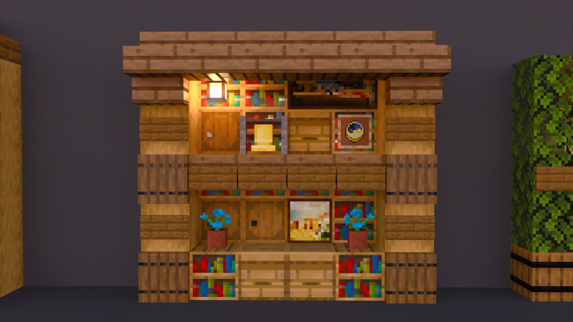Kogumapro こぐまぷろ 今日は棚をいっぱい試作しました マイクラ Minecraft建築コミュ マインクラフト Minecraft バニラ建築学部 T Co Pbgepjxtbl Twitter