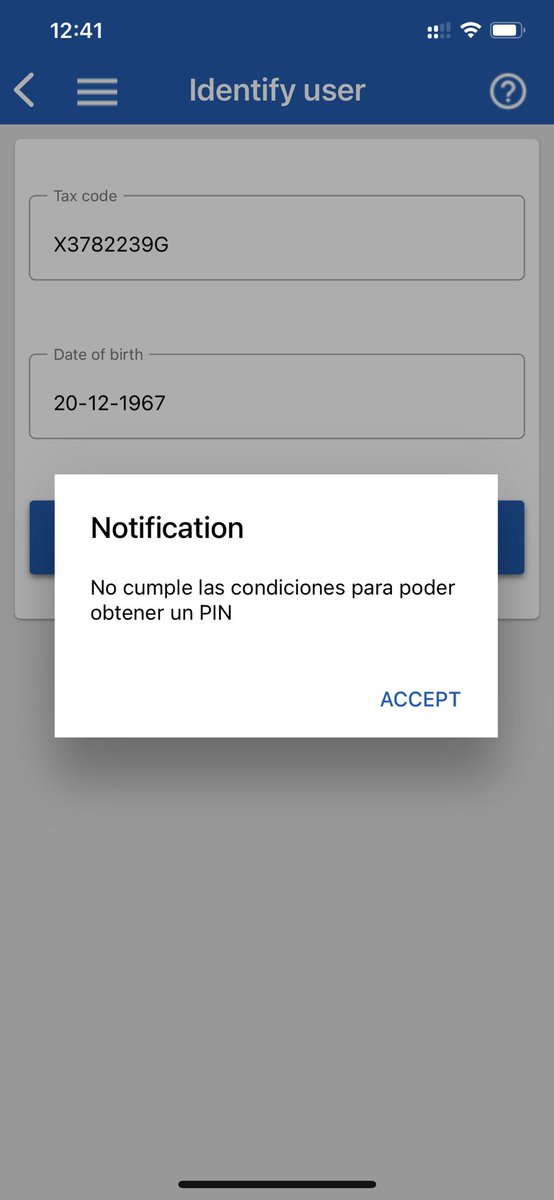 kaymallorca's tweet photo. @informaticaaeat tengo una nueva tajerta de residencia permanente pero com mi NIE , no. de suporte y fecha de nacimiento recibe una menaje de error https://t.co/zHcB7wrkiC
