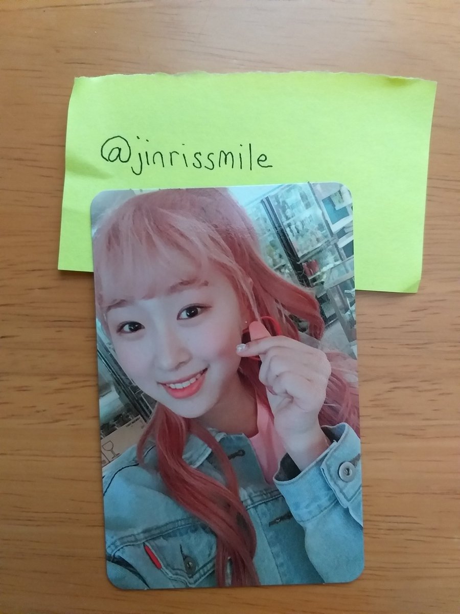 jinrissmile's tweet photo. Anyone in need of Soobin Happy Moment photocard?
I would preferably like to trade to Yeoreum equivalent or selling for $5. WW
#wjsnsale #wjsntrade #soobin #wjsn #yeoreum https://t.co/FxzuwuGaqY