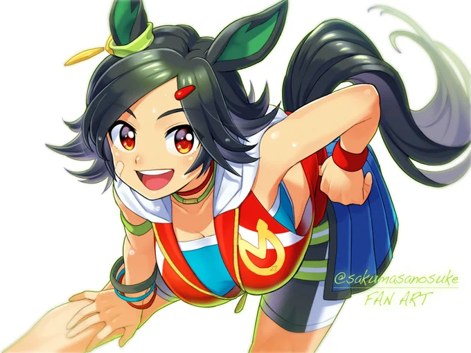 【ファンアート/FAN ART】

『ウマ娘 プリティーダービー』より
ウイニングチケット

チケゾーでURAやっと優勝できた記念
いちばん好き 