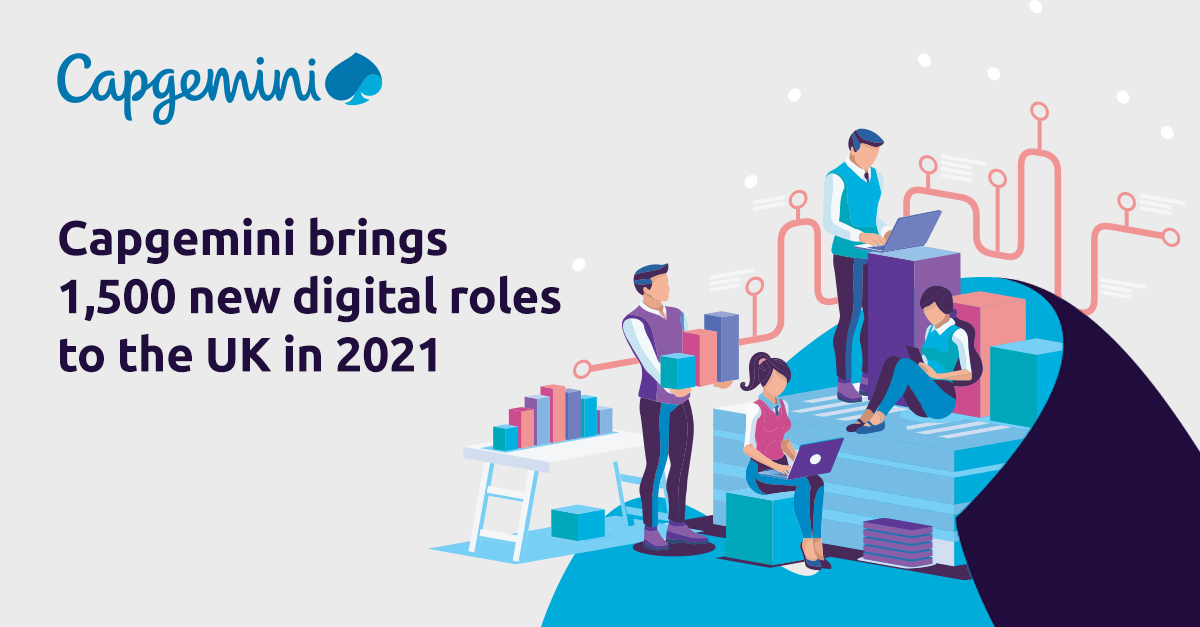 CapgeminiUK's tweet photo. Capgemini in the UK has announced it will bring 1,500 new digital roles to the UK in 2021 with a focus on young talent throughout the UK. Read more: https://t.co/23UqV9a2jr 

#getthefutureyouwant https://t.co/qkCDu70fCx