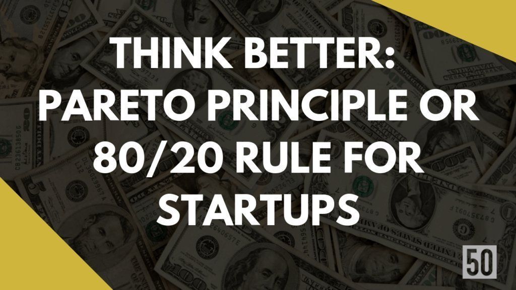 50Folds's tweet photo. The Pareto Principle or the 80/20 rule states that 80% of effects come from 20% of causes. Identify the causes and focus on those. 20% work is about doing the right things, as opposed to doing a lot of things.
#Pareto #Startups
https://t.co/iYKSMp9PGP https://t.co/AByzSjnoz0