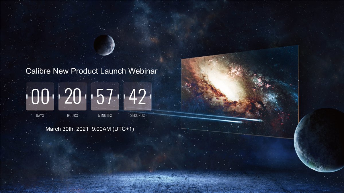 CalibreProAv's tweet image. Coming Soon: Calibre New Product Launch Webinar
LEDFusion Pro will be introduced tomorrow at 9:00AM (UTC+1)
Register the live webinar now:
lnkd.in/gzWRrHm
#DVLED #AiOleddisplay #imageprocessingtech #proav #avtweeps #AllinOne #LEDFusion #ledwall #digitalsignage #signage