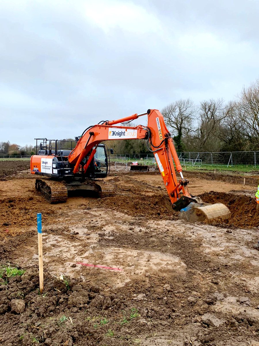 Breaking ground at Burnham-on-Crouch for our valued client <a href="/TaylorWimpey/">Taylor Wimpey</a>. We have been awarded the groundworks and infrastructure package, including:-Bulk Earthworks, Sewer Diversion, S278 Works, FW Pumping Station, SW Attenuation Basins, Trenchfill Foundations &amp; External Works.