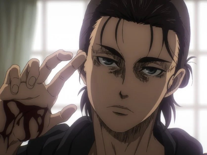 kamiaot's tweet photo. does it ever drive you crazy, just how fast the night changes 
s1 vs s4 eren yeager https://t.co/Foa5cclTau