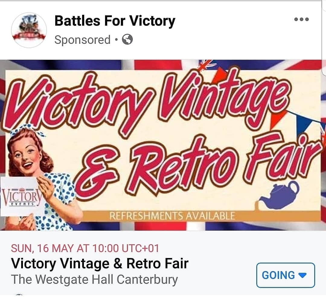 Twfsteampunk1's tweet photo. @VisitCanterbury #westagatehallcanterbury
Sunday May 16th 10 - 4
Vintage , retro fair
Stall holders welcome.please contact Clive at
Victoryeventsuk@yahoo.com
#vintage #retrofair #vintagefair #vintagestallholders #stallholders @Canterbury #vintageclothes #retrofurniture https://t.co/lrPUdTJss1
