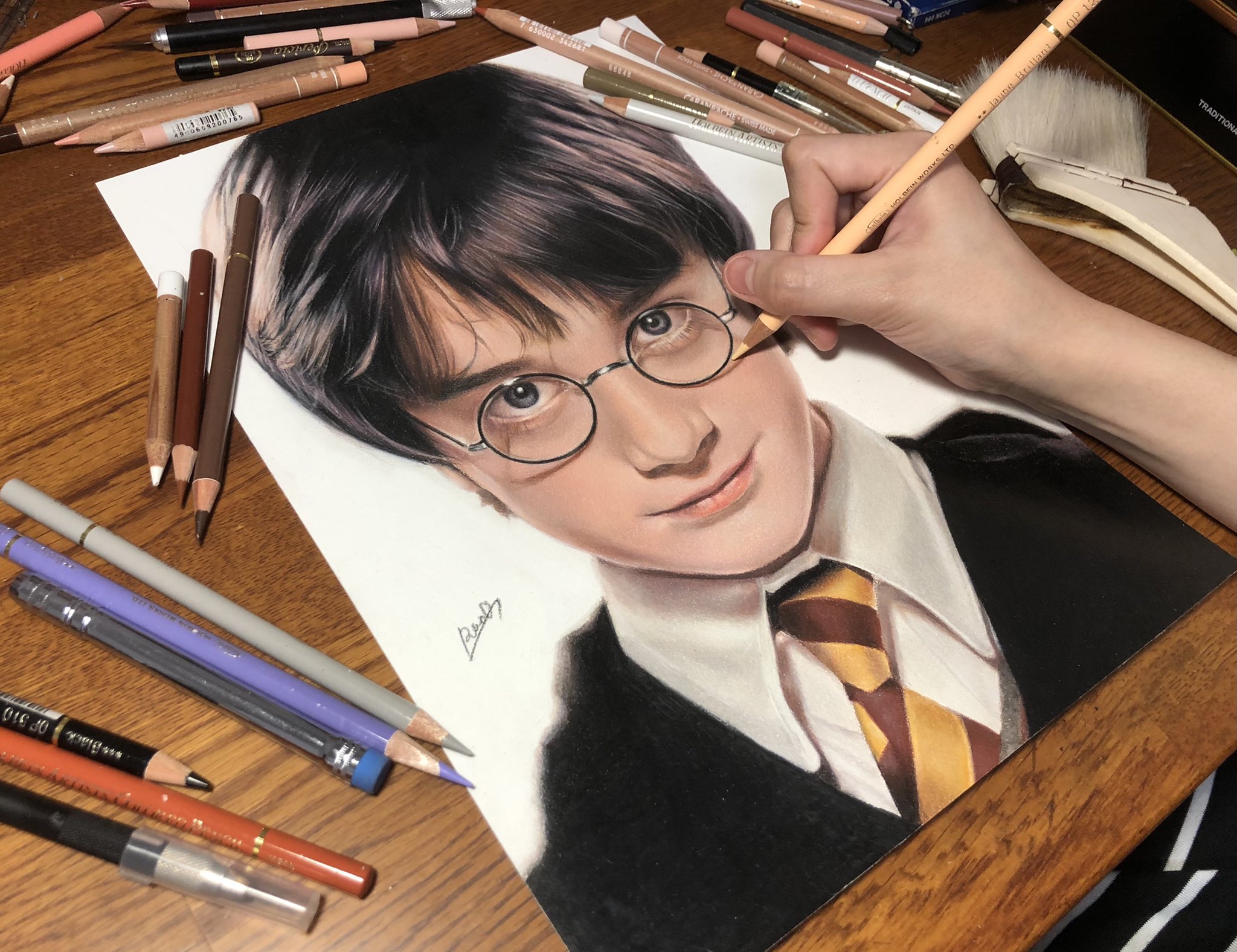 10万人が驚愕 写真じゃないの 手描き ハリーポッター の圧倒的クオリティ 21年4月13日 Biglobeニュース