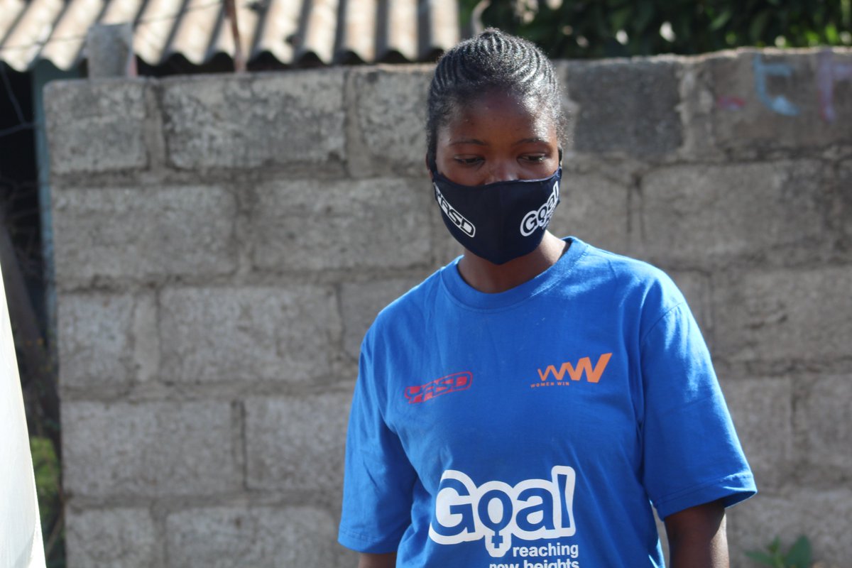 #MaskUp As part of the Be Healthy Module of the #GoalProgram we encourage young women to safeguard their health. The program in Zimbabwe is reaching out to over 300 young women  giving them a platform to live empowered lives. <a href="/Women_Win/">Women Win</a> <a href="/mugomedia/">(☇Eng. M.B)🇿🇼</a> <a href="/Pearl070789/">Pearl Gambiza</a> <a href="/ShamwariyeMwana/">Shamwari Yemwanasikana</a>