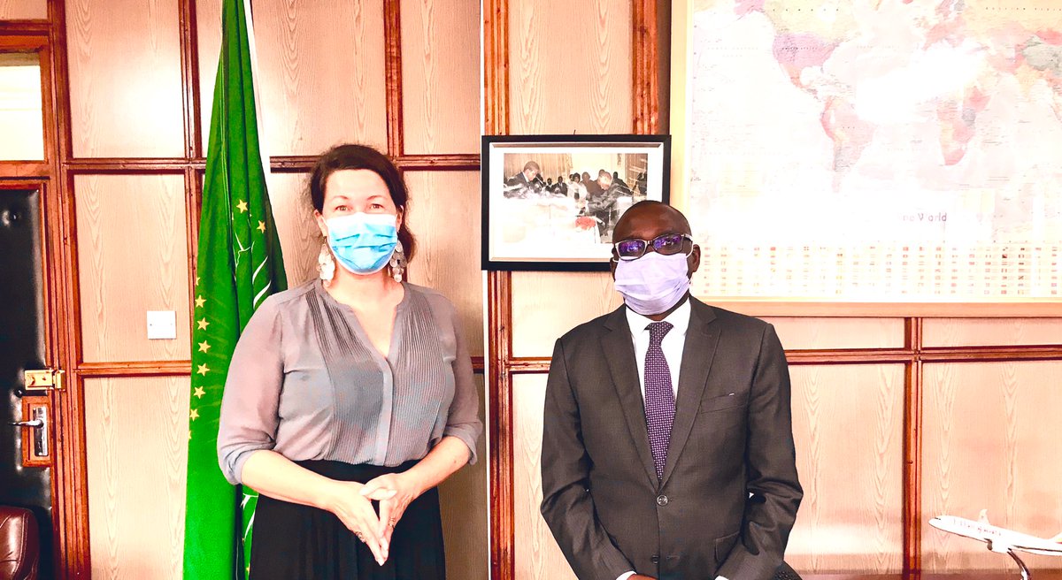 Always a pleasure to meet Permanent Secretary @ the Ministry for Foreign Affairs #Zambia 🇿🇲 A lot to discuss - current status of affairs, elections, gender equality &amp; climate / environment. Thank you /Tack 🇸🇪🙏 Amb <a href="/ChalweLombe/">Chalwe Lombe</a> for the conversation!