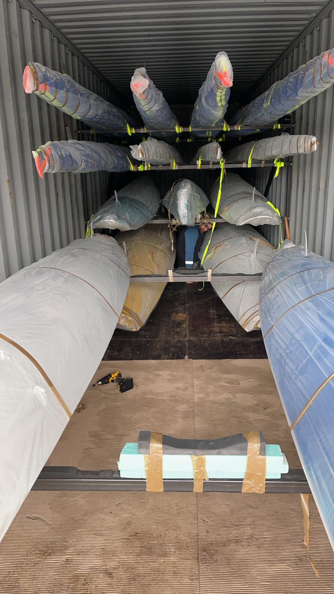 BoatsAve's tweet photo. We have finally landed in US soil with a container full of boats 🇺🇸 

Come "FLY WITH US" 🦅 https://t.co/Sk5BfTJgcJ