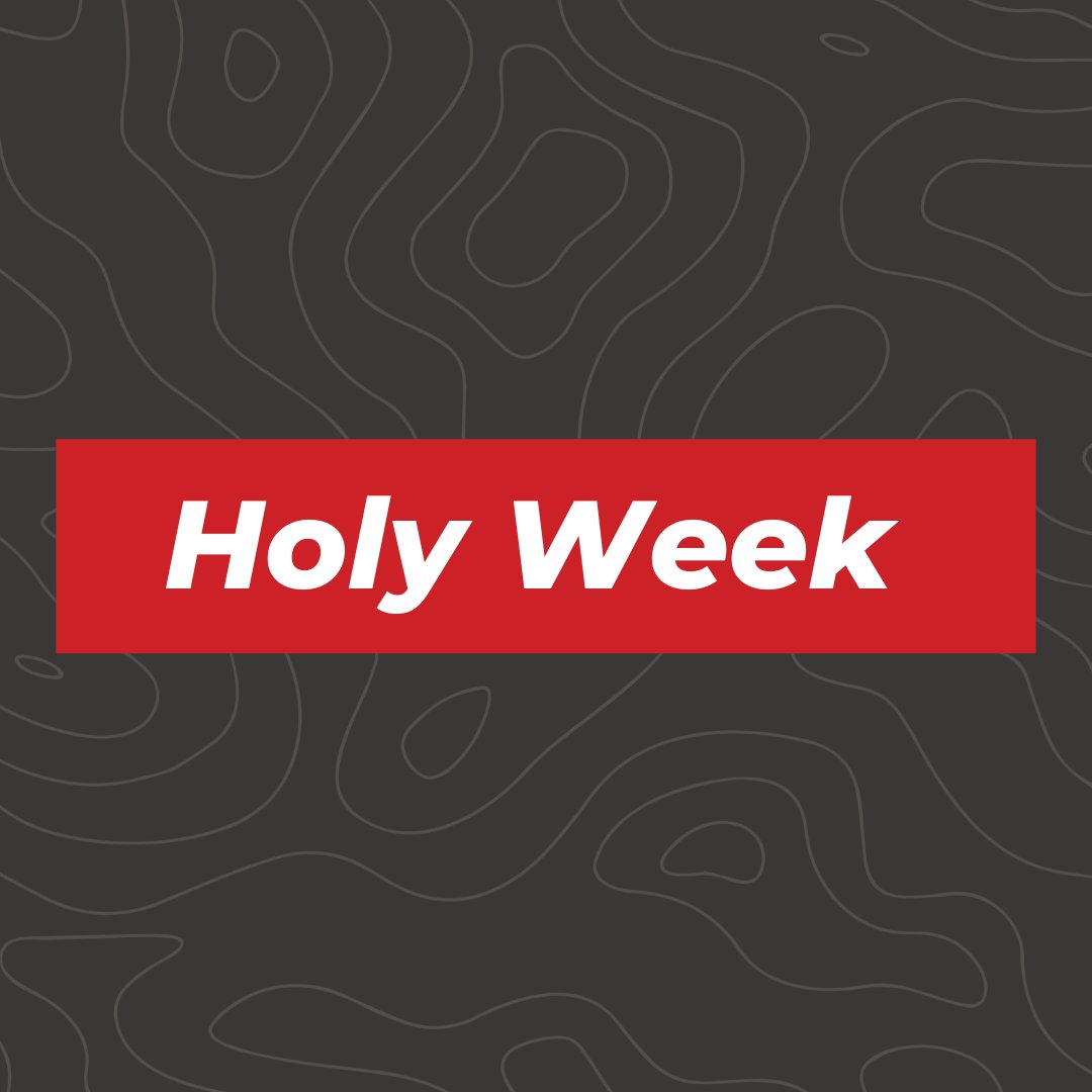 Follow along on <a href="/snclife/">yuk@c</a> this week for a walk through the Holy Week. #snclife