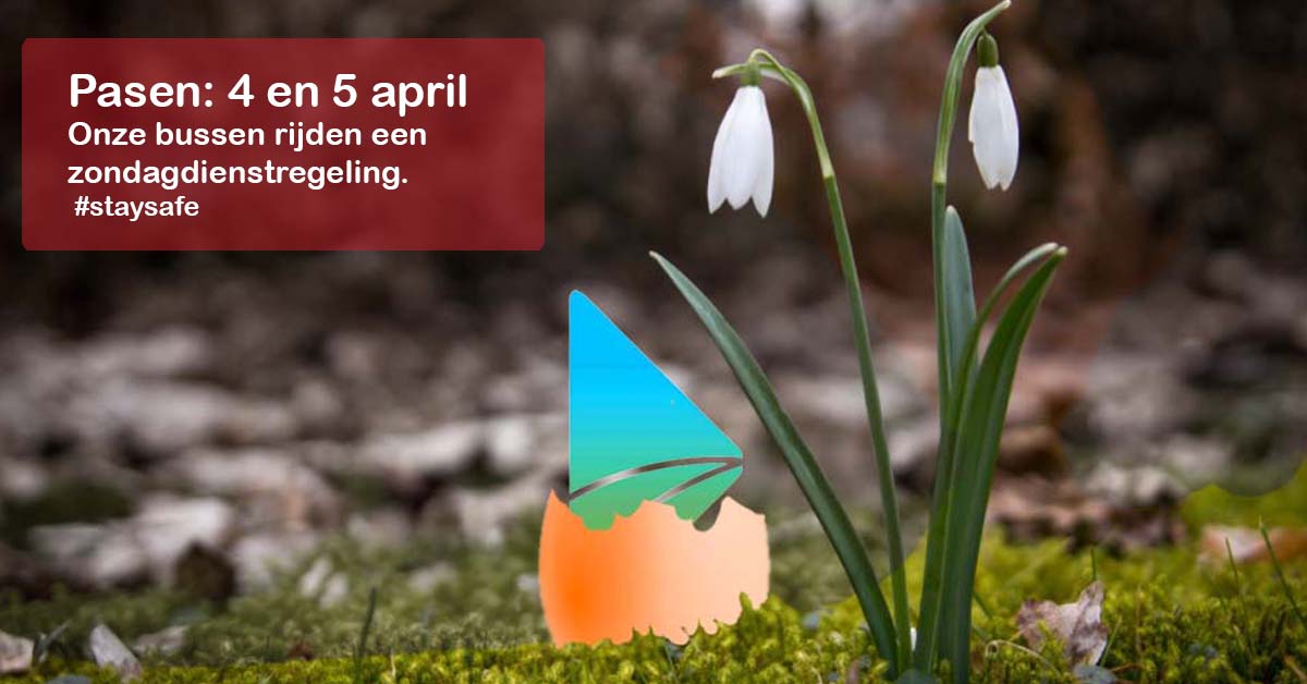 EBS_OV's tweet photo. Het is alweer bijna #Pasen! Op zondag 1ste én maandag 2de #paasdag rijden onze #bussen dan volgens de zondagdienstregeling. #ebsov #ebs-ov https://t.co/f5CNBS8Rtv