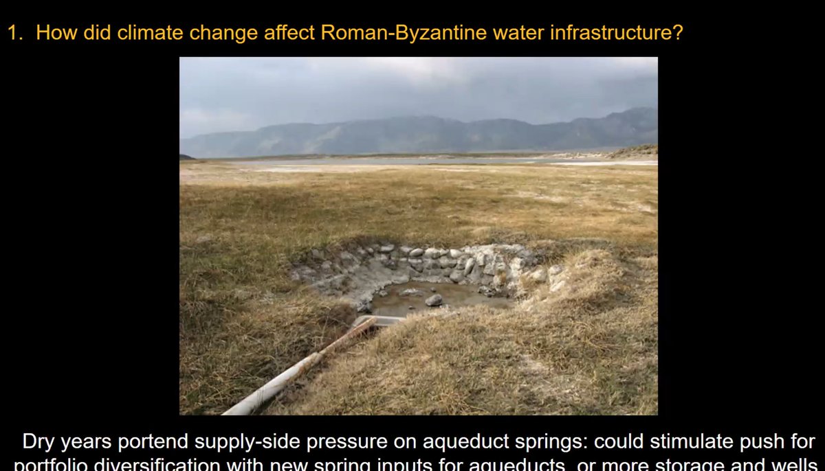 SPBSUK's tweet photo. Now in #SpringSymposiumUK Jordan Pickett is talking about the water management and infrastructure in early Byzantium
#ByzantineTwitter https://t.co/qYaNzzb5d0