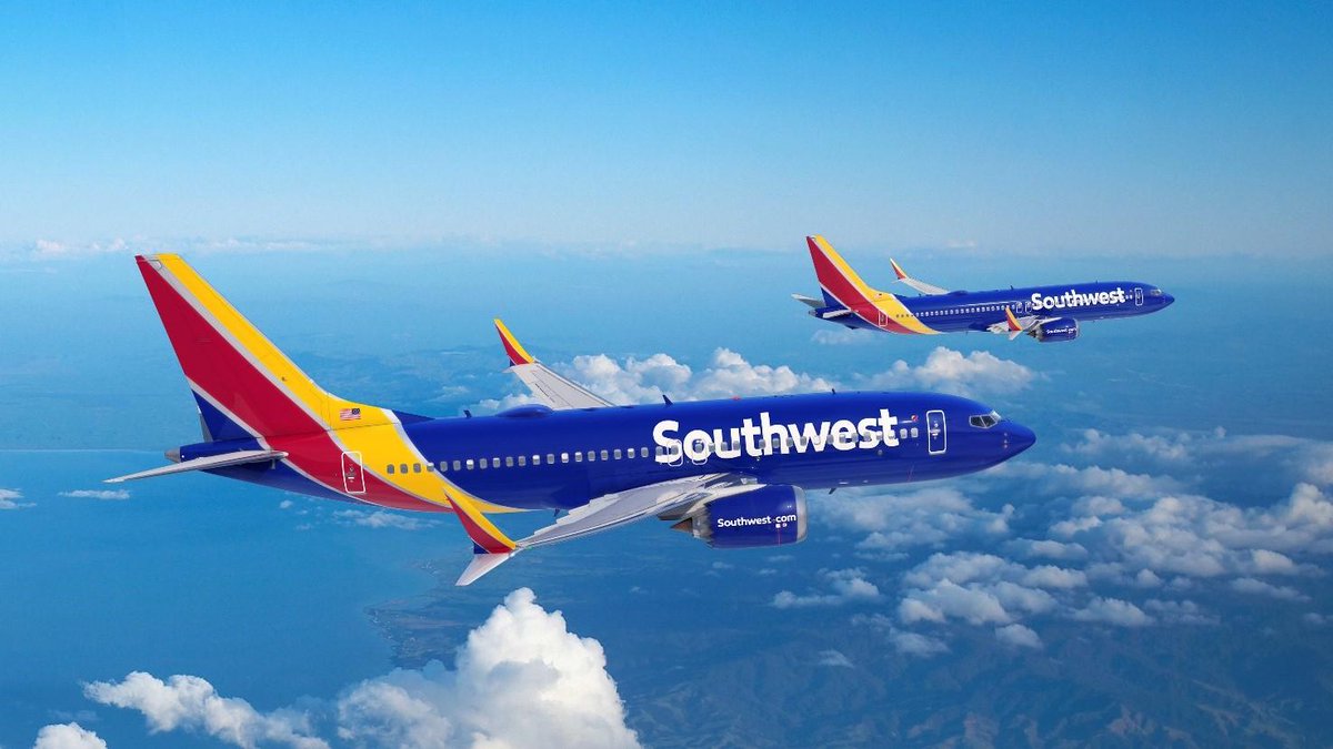 BoeingAirplanes's tweet photo. Thank you @SouthwestAir for your trust in our team with your order for 100 more 737 MAX jets and 155 options. 
The men and women of Boeing and our many suppliers look forward to building these jets for you in the years ahead. Release: https://t.co/Fki5GiM0Ae https://t.co/Hs0WMI4BXs