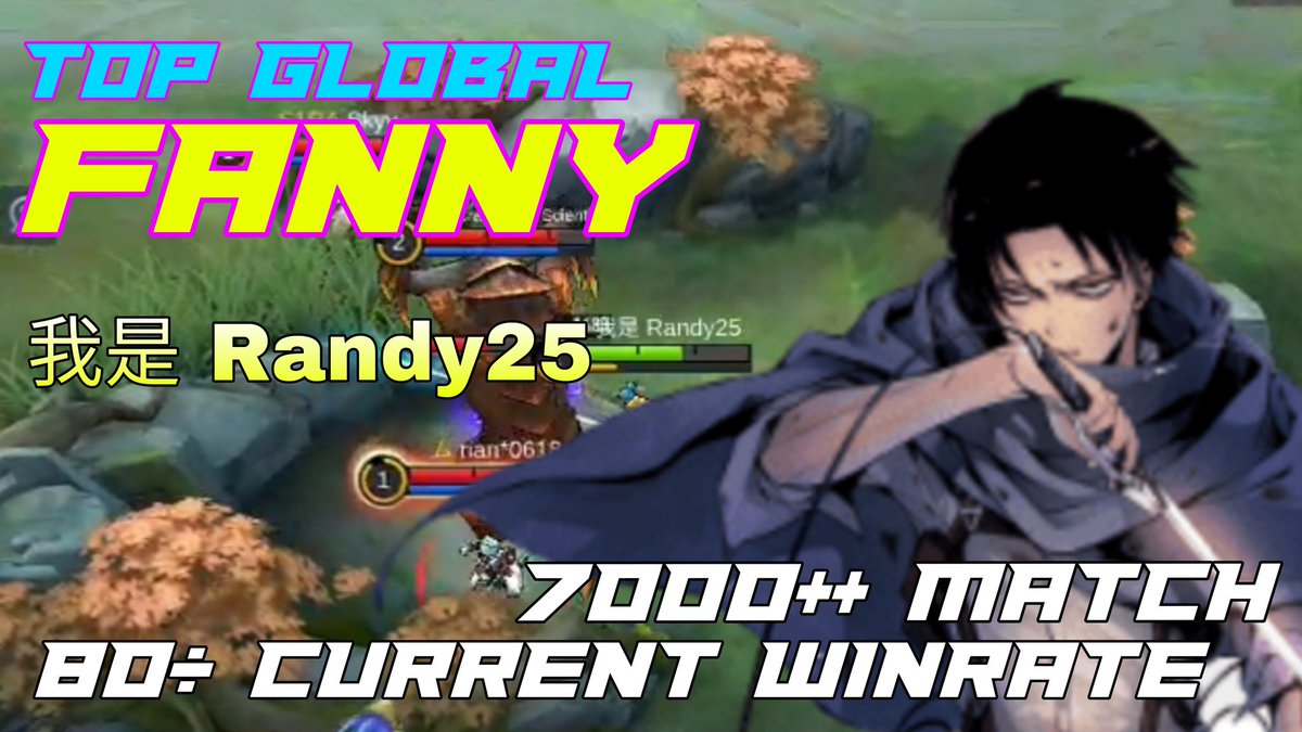 KintaroYT's tweet photo. Former Top 1 Global Fanny Randy25, 7000++ Matches! ~ MLBB

https://t.co/QowhBHa7Af

#mobilelegendstoday #mobilelegends #mobilelegendsplayer #topglobalmobilelegends #proplayer #mobilelegendswtf #mememobilelegends #wtfmobilelegends #mobilelegendsbang #nysinside https://t.co/ilADfx3Fyt
