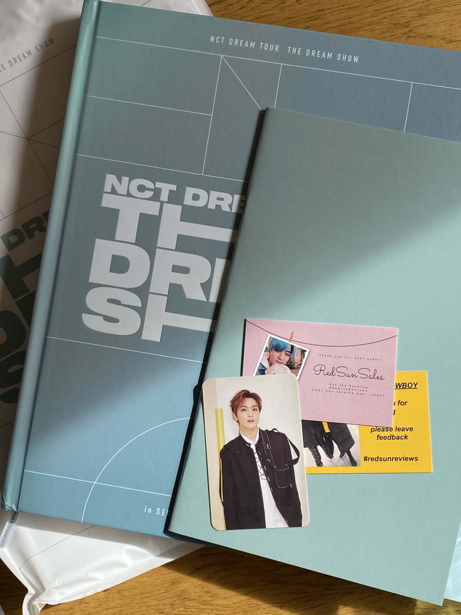 sarahskpopstuff's tweet photo. cannot believe i own the dream show🥲🥲!!! thank you so much @redsunsales admins for holding this mercari go, cannot recommend them enough #redsunreviews 💕👏✨ https://t.co/gknA7NnF7Z