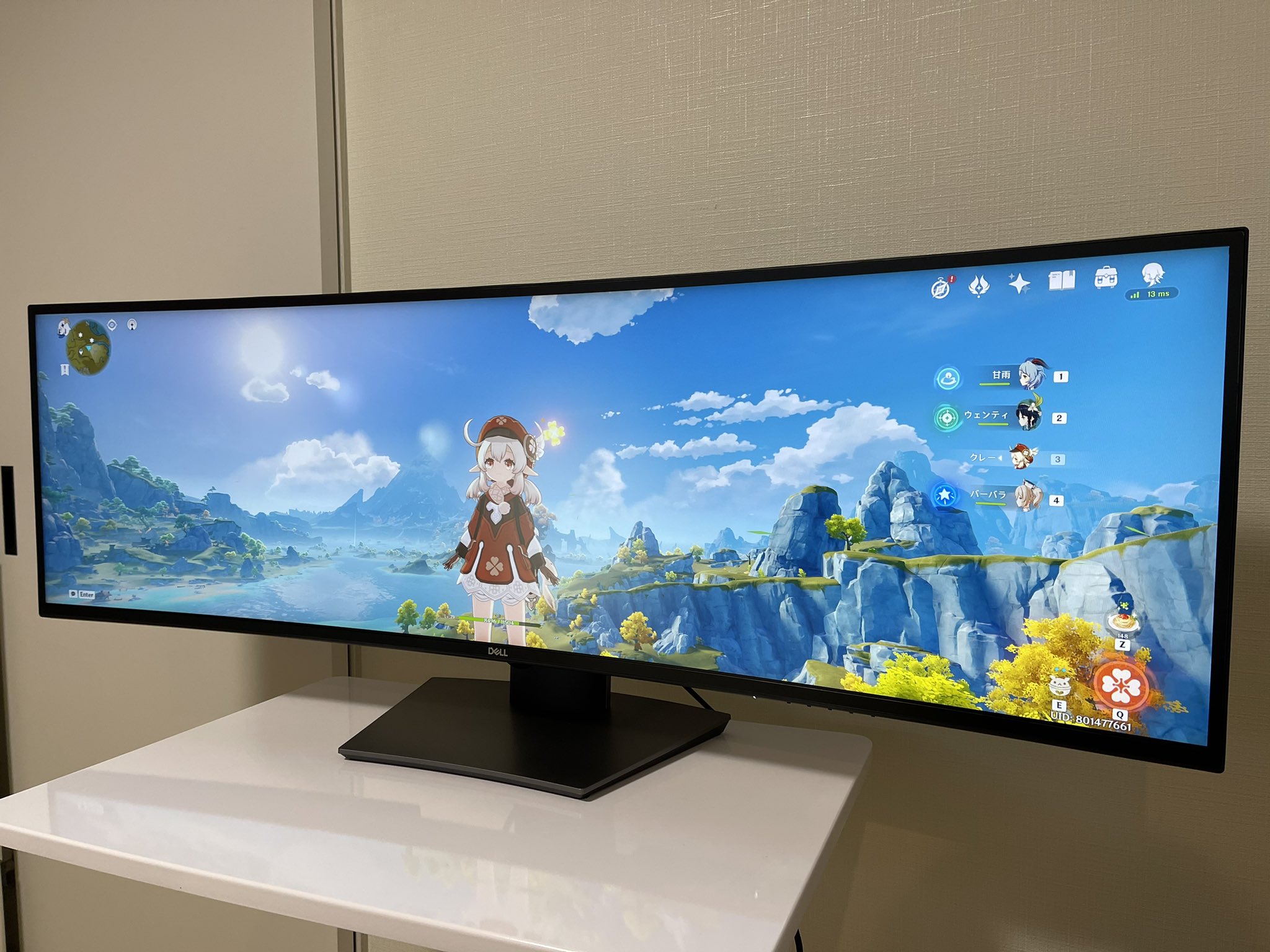 キリカ 自作機と49インチウルトラワイド5kどっちもお蔵入りしてたので繋いでみたら最高 原神 T Co 01e2iftgxe Twitter