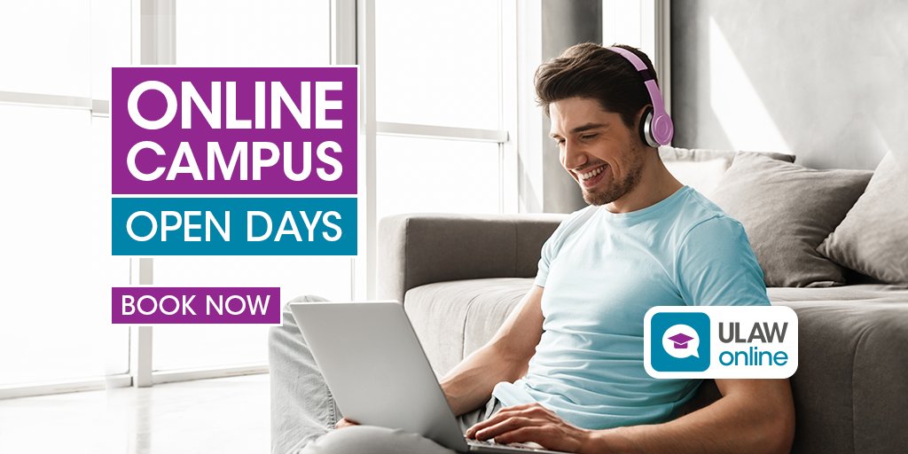 UniversityofLaw's tweet photo. Join us on Wednesday 21 April from 17:15pm to find more about our new online campus and what it’s like to study our #postgraduate #law courses online.
➡️ Book now: https://t.co/Nactm03YdB
#GenerationOnline https://t.co/zEuOmjbfYM