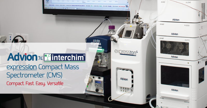 AdvionInterchim's tweet photo. Unrivaled utility. The Advion expression CMS provides the ultimate in flexibility in sample analysis without additional sample preparation from simple direct injection analysis to fully streamlined LC/MS. Visit our website to learn more.
#AdvionXInterchim #CompactMassSpec