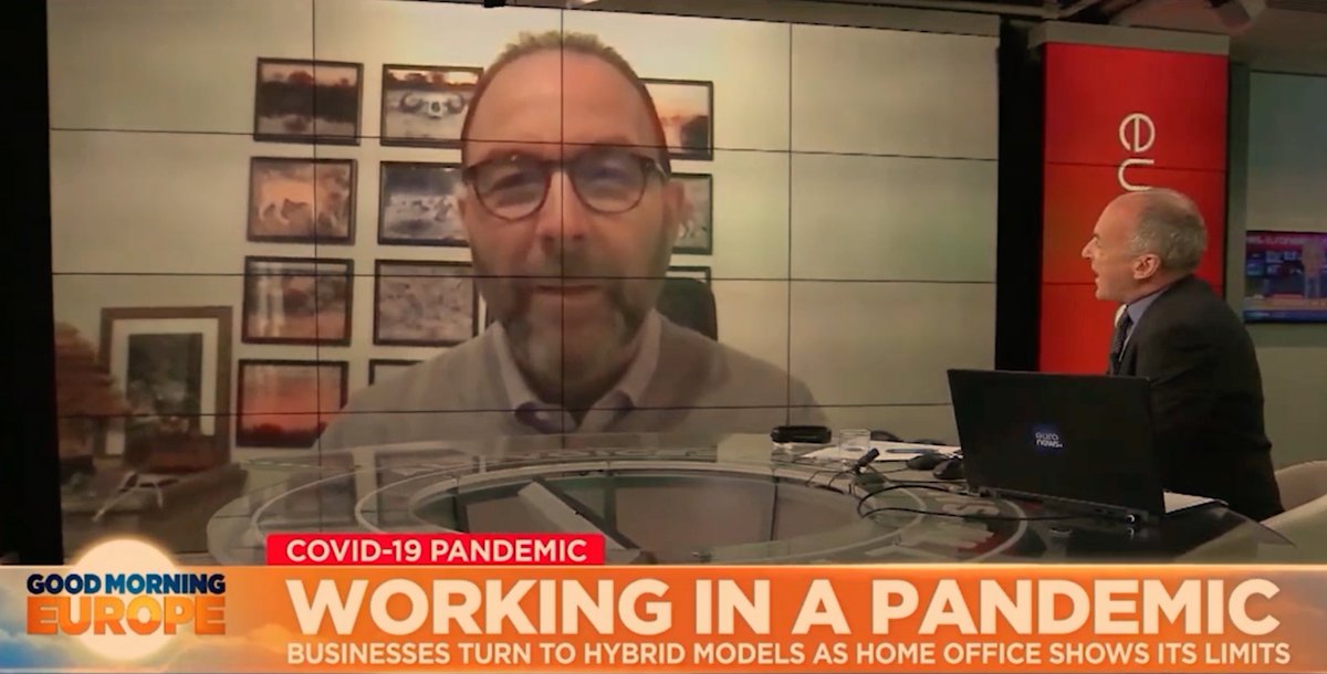 Great to see <a href="/david_meads/">David Meads 🇺🇦</a> on <a href="/BBCNews/">BBC News (UK)</a> and <a href="/euronews/">euronews</a> 📺 today, sharing our Workforce of the Future research and how company culture will underpin the hybrid world of work. 

👉🏽 news-blogs.cisco.com/emear/2021/03/…

#Cisco | #FutureOfWork | #HybridWorking