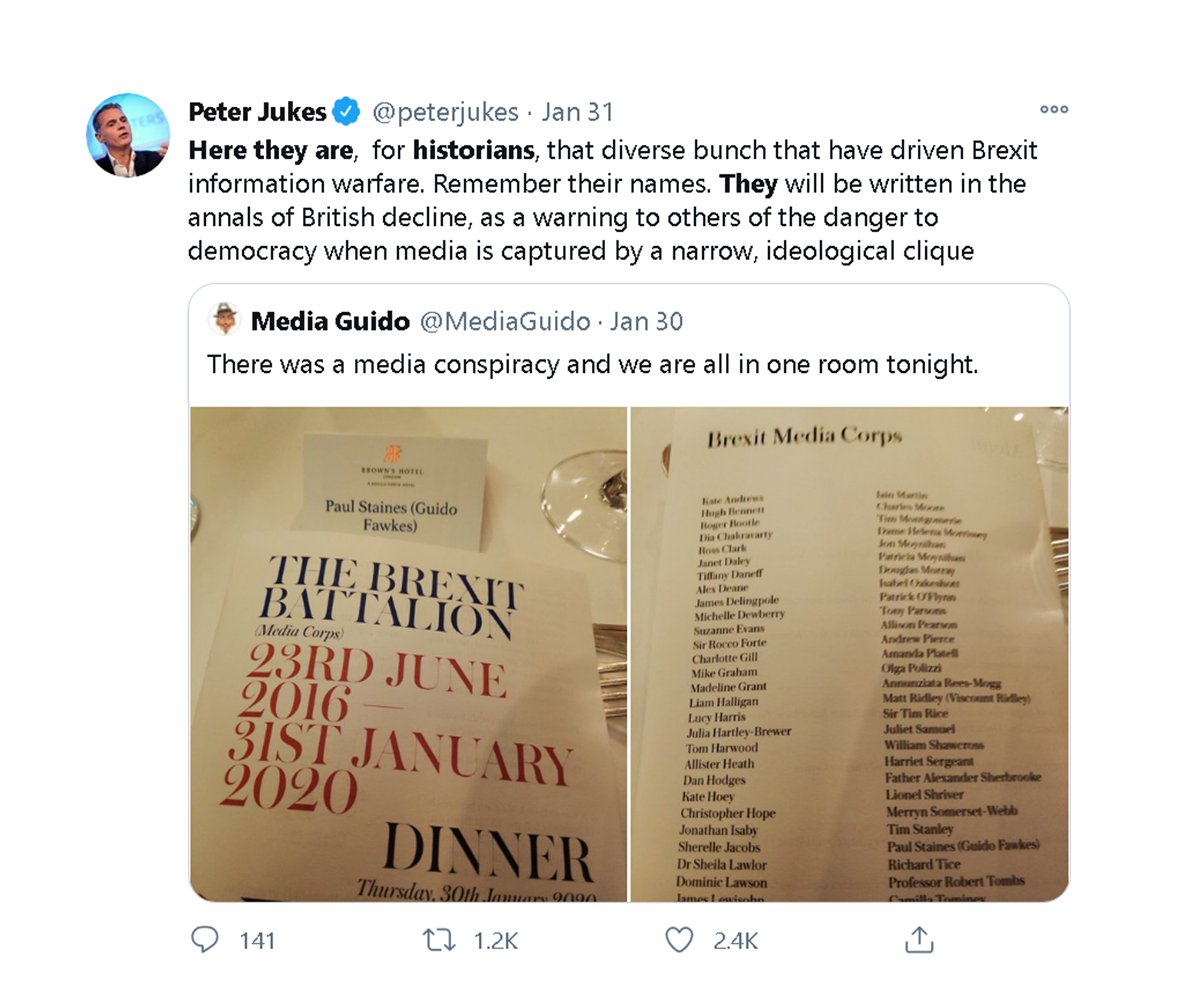 TheCartHorse1's tweet photo. @Big_Headers And in alphabetical order:
Kate Andrews is top of the list #BrexitMedia https://t.co/9GDzh6dcKY