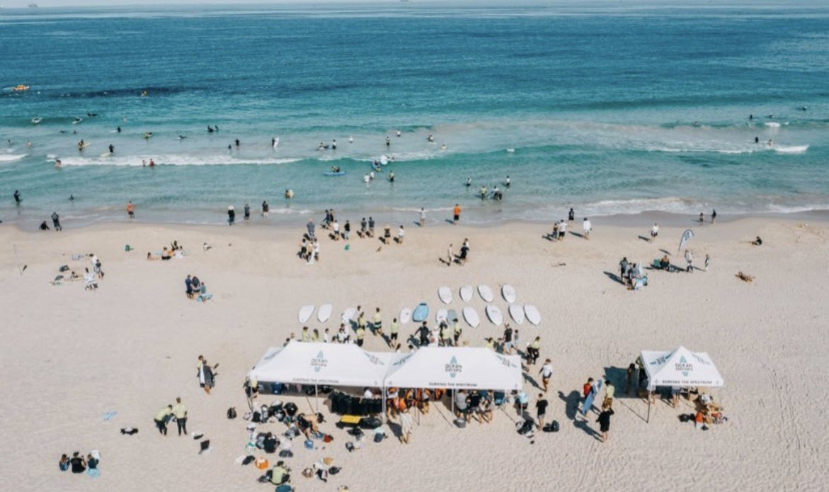 MichJac17's tweet photo. There goes our last metro event for the summer...mixture of stoke and sadness after an amazing day, knowing it’ll be a little wait until the next one comes around for our Perth community 💙Now onto more regional events...yew!! 🏄‍♂️🤙🏻
#oceanheroes #surfingthespectrum https://t.co/yp85KHmJk5