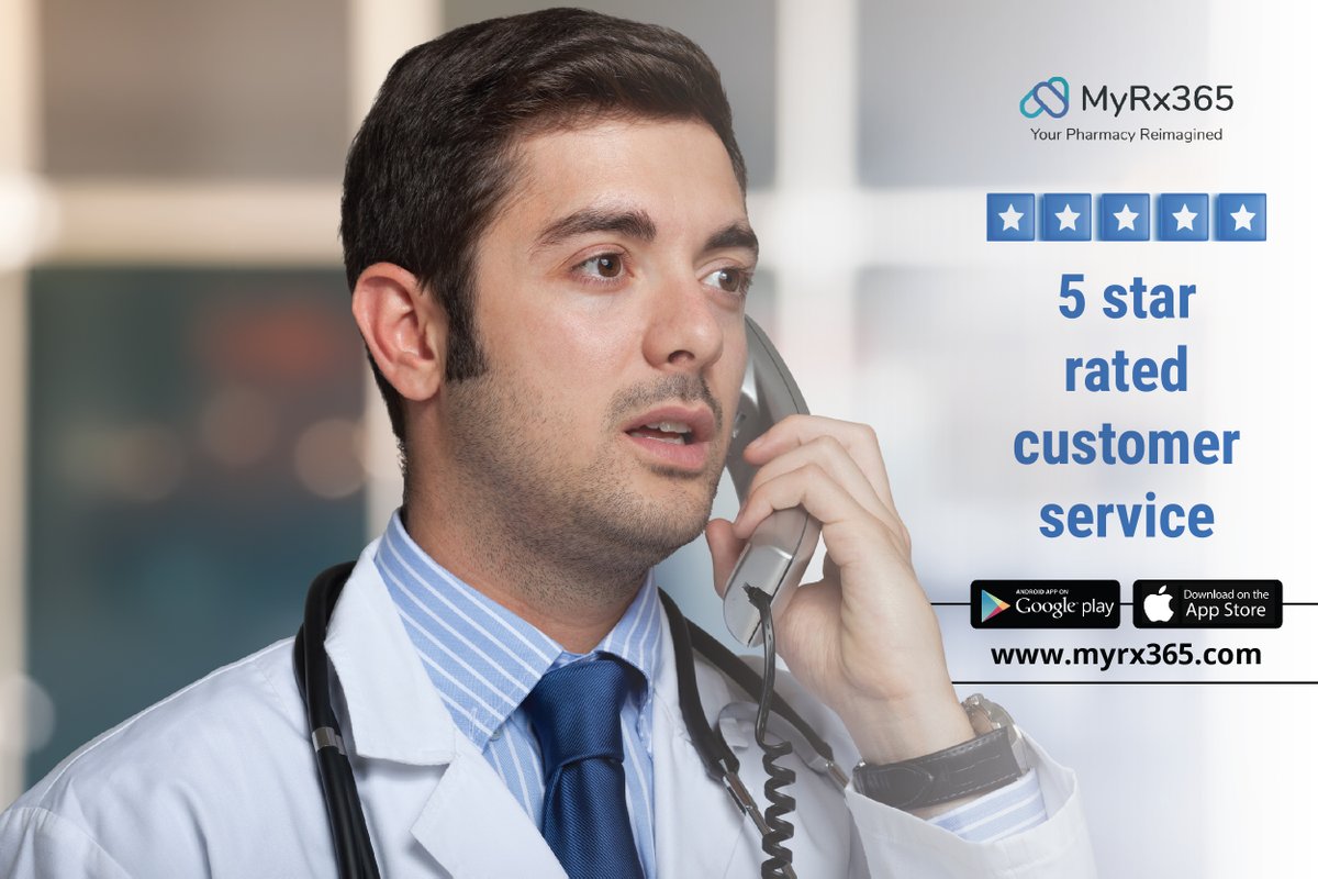 Reach out to our Customer care team at any time, from anywhere through the MyRx365 mobile app. Get access to better healthcare right from your home.

Visit us:myrx365.io

#Myrx365 #remotepatientmonitoring #pharmacist #healthcare