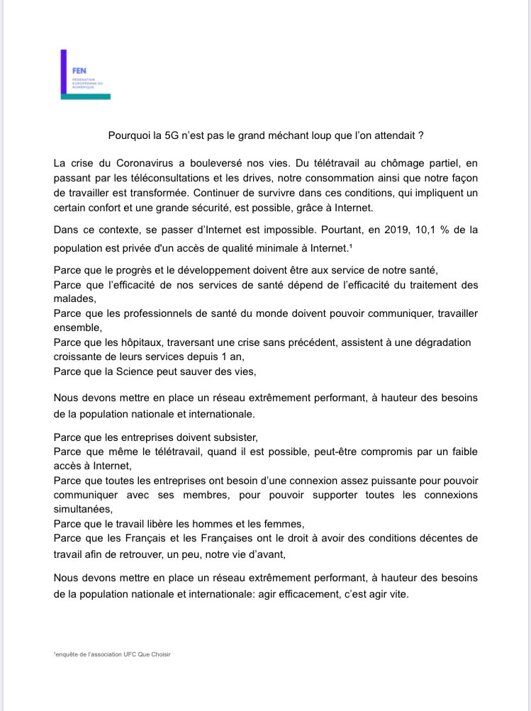 Notre tribune de la semaine, « Pourquoi la 5G est une bonne chose ? » 📠 #5G #lundi #innovation