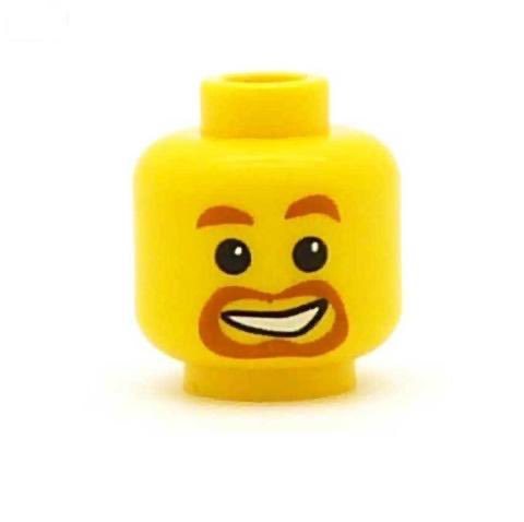 thirstyeyebrow's tweet photo. Happy Monday. Here’s a Lego head and it’s ginger facial hair. Proper ding dang do. https://t.co/tNuudlENhY