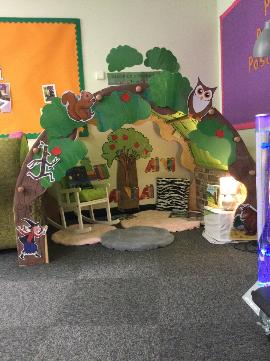 NurtureFPA's tweet photo. Our new Pod theme, Stickman’s reading tree! https://t.co/mTEoh8G94I